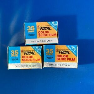 NIB Vintage Exp 5/1982 Kmart Focal Chrome Color Slide Film 35mm 400 speed 20 Exp